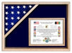 Flag Display Cases - Certificate Flag Shadow Box. - The Military Gift Store
