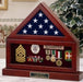 Flagsconnections, Flag and Pedestal, Burial/Funeral Flag Display Case - Military Shadow Box, Flagsconnections, Flag and Pedestal, Burial/Funeral Flag Display Case, The Military Gift Store, American Flags- High Quality American Discounted Flags (2)