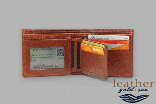 Brown Wallets for Men – 100% Genuine Leather