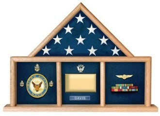 USAF Shadow Box, Flag Medal Case., , The Military Gift Store, Shadow Box Frame