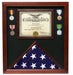 Police Medal and Flag Display Case., , The Military Gift Store, Flag and Medal Display Cases