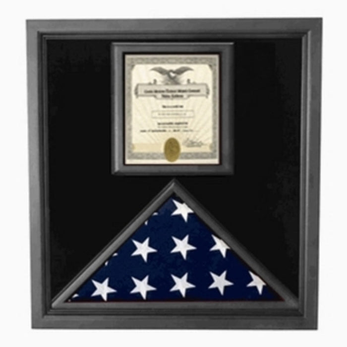 Police Medal and Flag Display Case., , The Military Gift Store, Flag and Medal Display Cases
