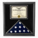 Premium USA-Made Solid wood Flag Document Case Black Finish., , The Military Gift Store, Flag Document Case