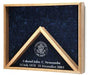 Deluxe Combo Awards Flag Display Case, , The Military Gift Store, Deluxe Flag Display Case