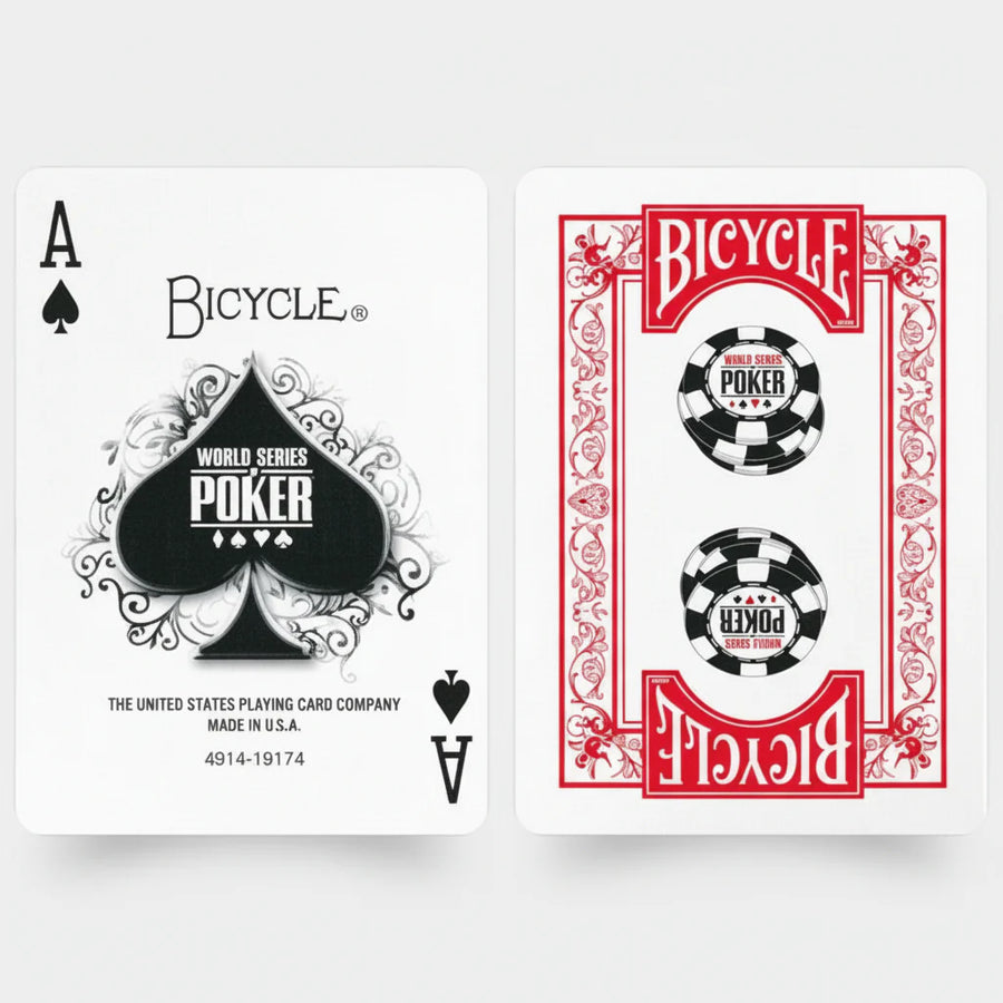 Bicycle World Series of Poker: Limited Edition Set #1 – Black & Red Tournament Decks