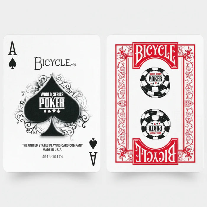 Bicycle World Series of Poker: Limited Edition Set #1 – Black & Red Tournament Decks