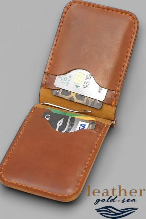 Money Clip Wallets for Men – Light Brown