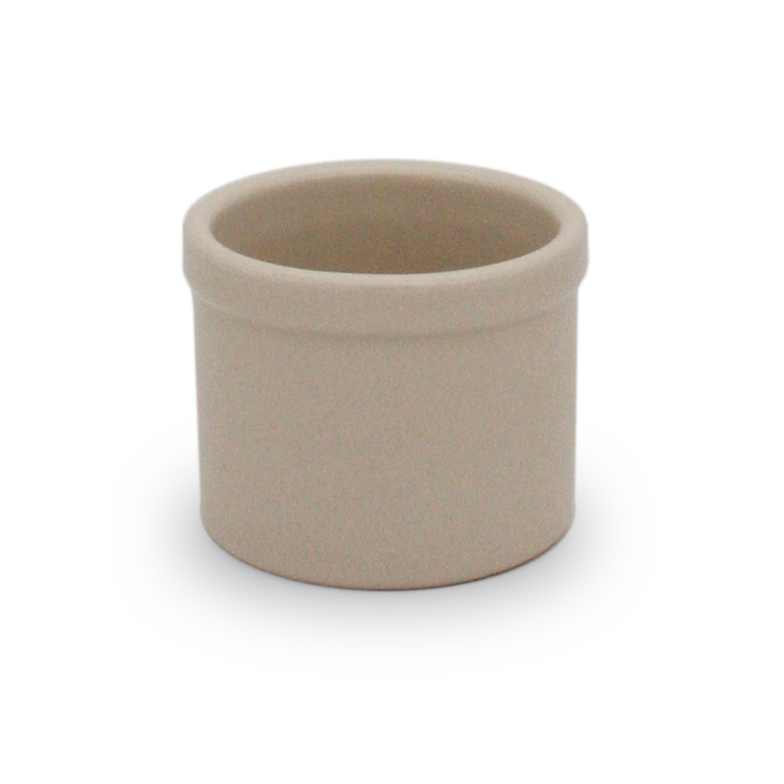 Bristol off-white stoneware utility crock - 1 pint