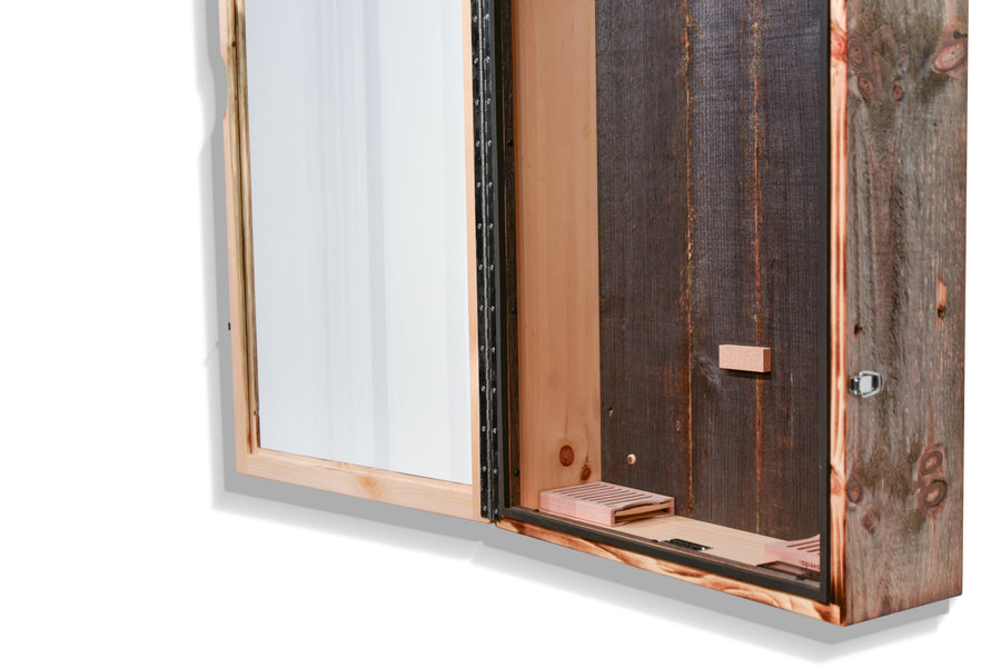 ClimaCase Rectangle Humidor - Reclaimed Barnwood (Grey)