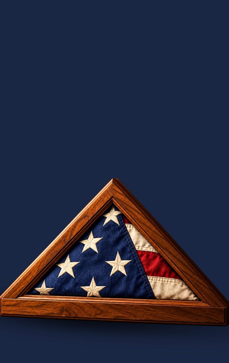 Handcrafted Flag Cases and Tributes