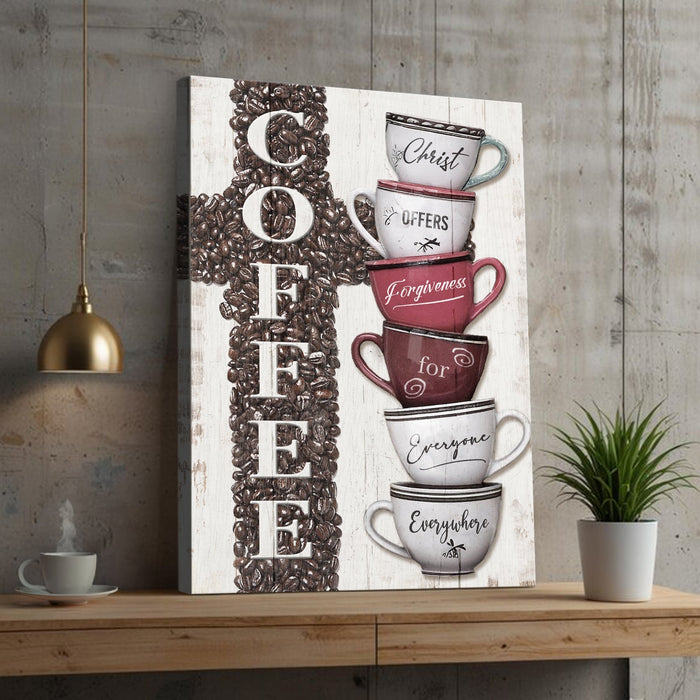 Our Coffee Faith Sign Iv