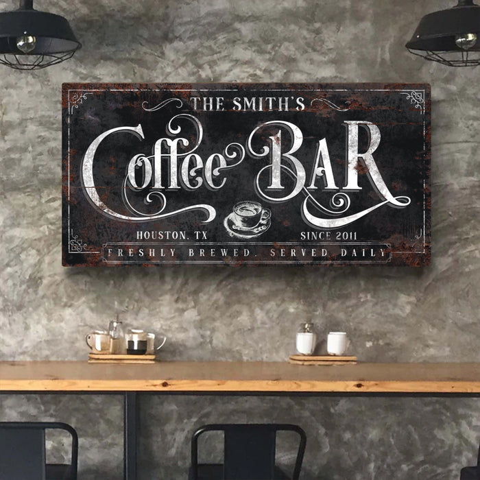 Coffee Bar Sign Xi