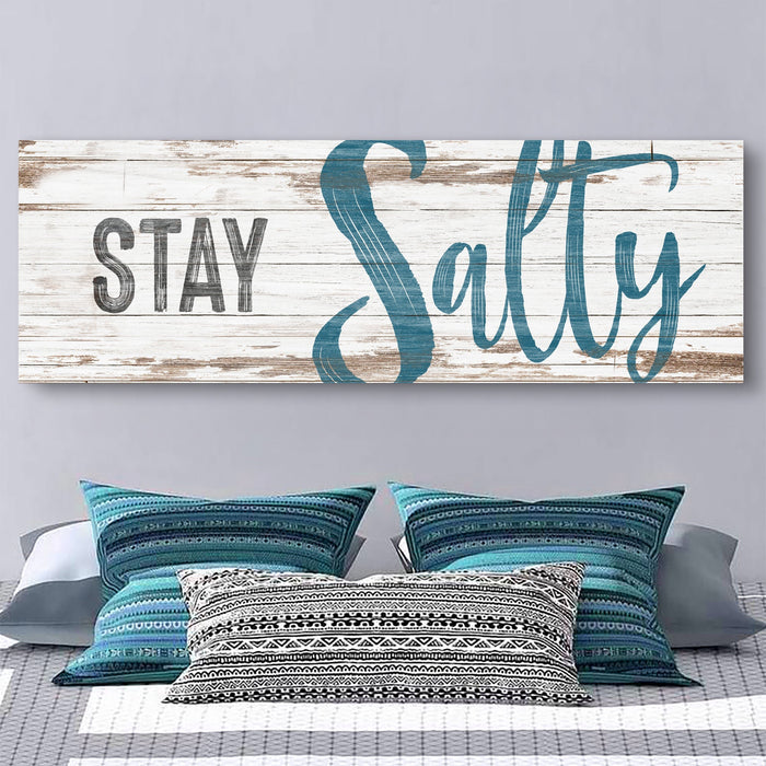 Stay Salty Coastal Sign Viii