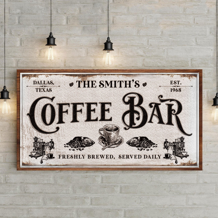 Coffee Bar Sign Viii