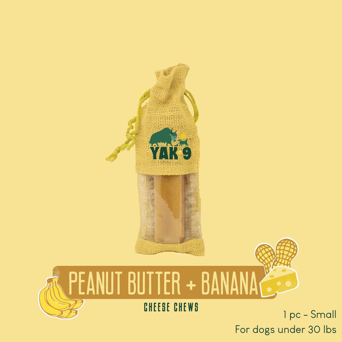 Peanut Butter Banana Chews for Dogs