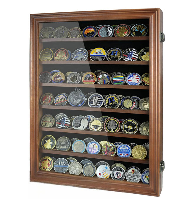 Wall Coin Display, Challenge coin wall display.