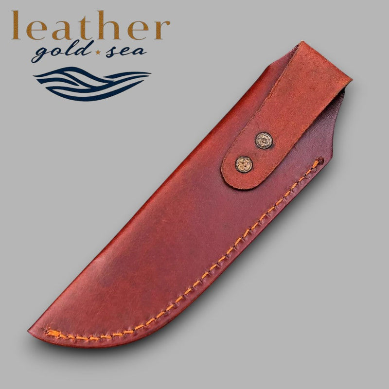 Custom Knife Sheaths | Handmade Brown Leather