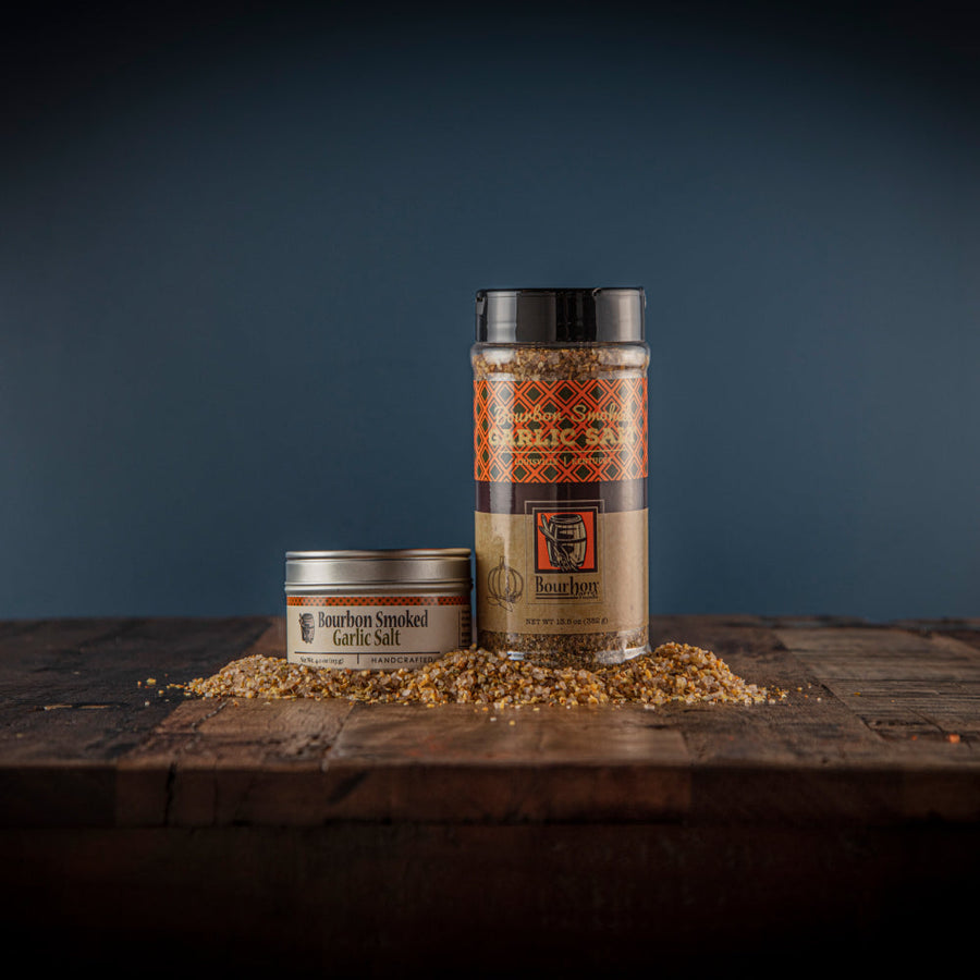 Bourbon Smoked Garlic Salt