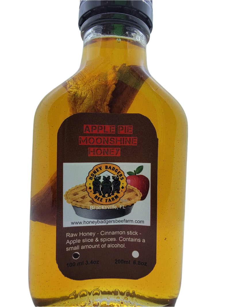 Apple Pie Moonshine Honey by Honey Badgers Bee Farm