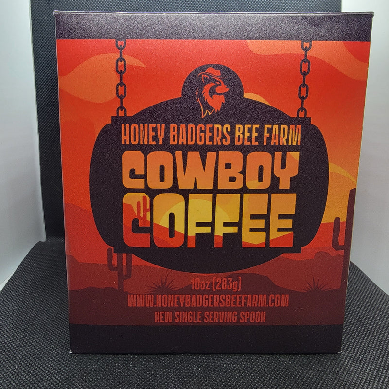 Badgers Honey Spoon /Cowboy Honey Coffee by Honey Badgers Bee Farm