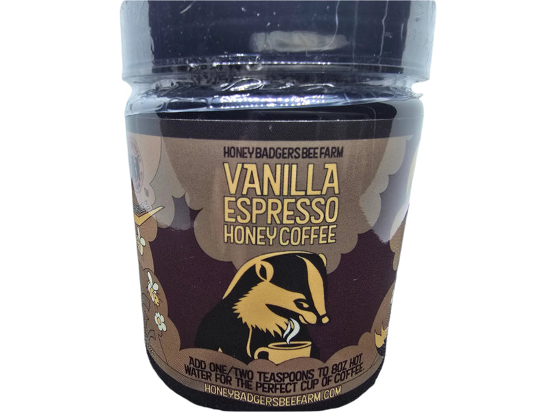 Vanilla Espresso Coffee by Honey Badgers Bee Farm