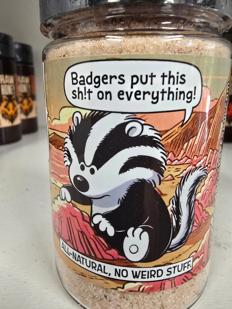 Badger Dust Pink Sea Salt by Honey Badgers Bee Farm
