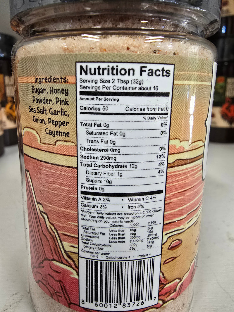 Badger Dust Pink Sea Salt by Honey Badgers Bee Farm