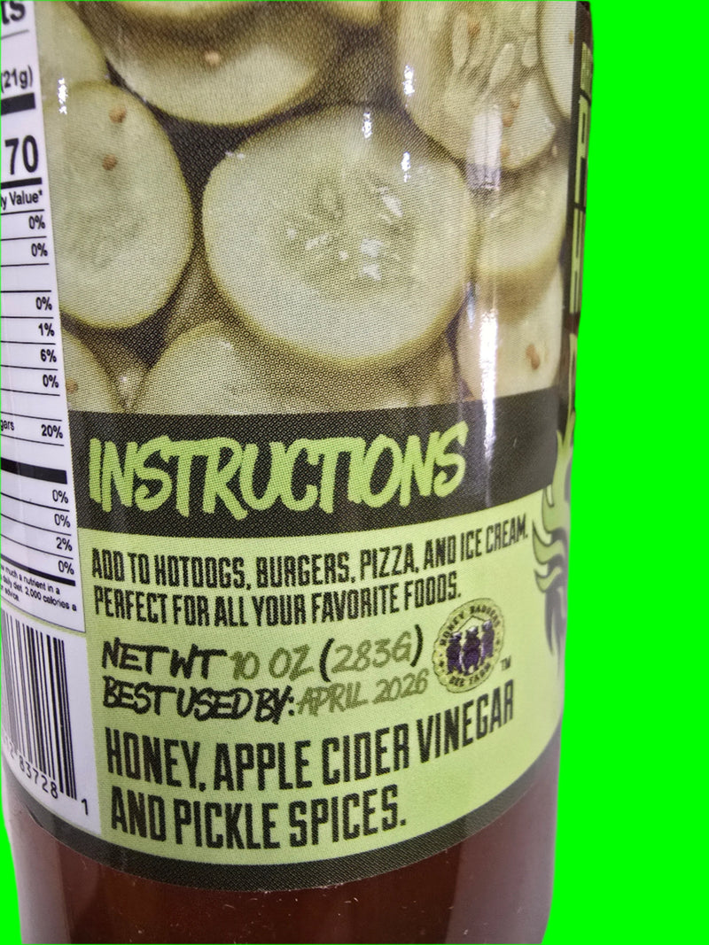 Bread & Butter Pickle Honey by Honey Badgers Bee Farm