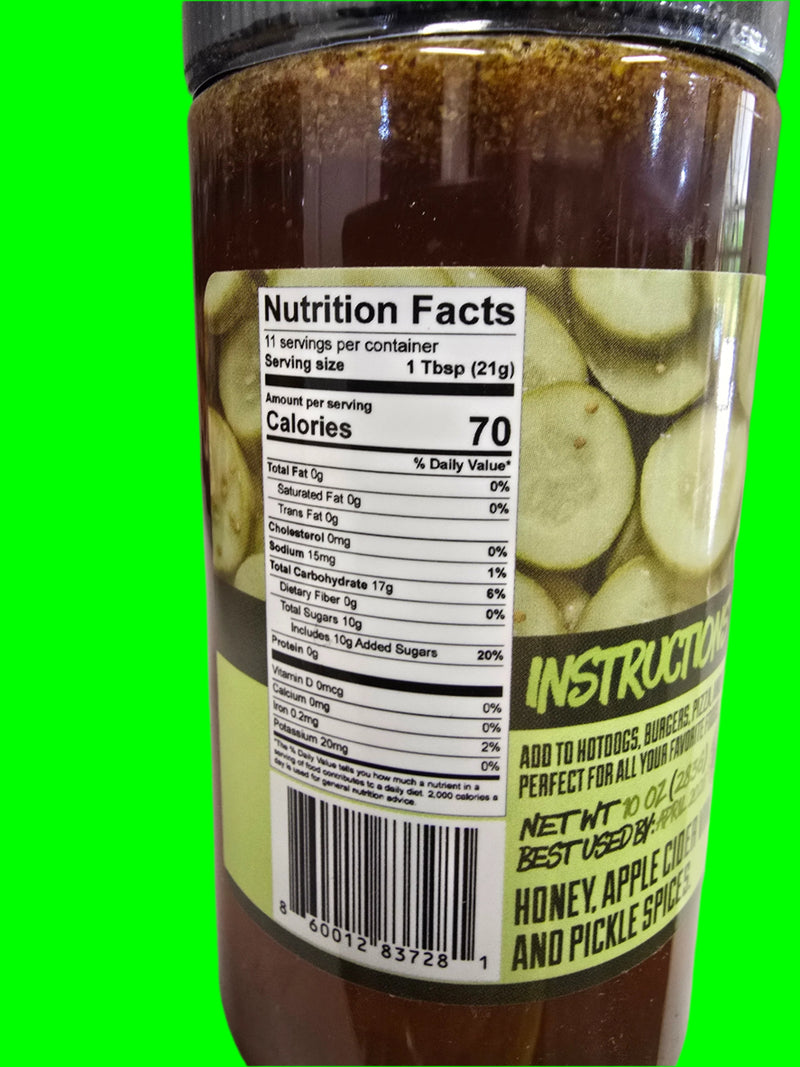 Bread & Butter Pickle Honey by Honey Badgers Bee Farm