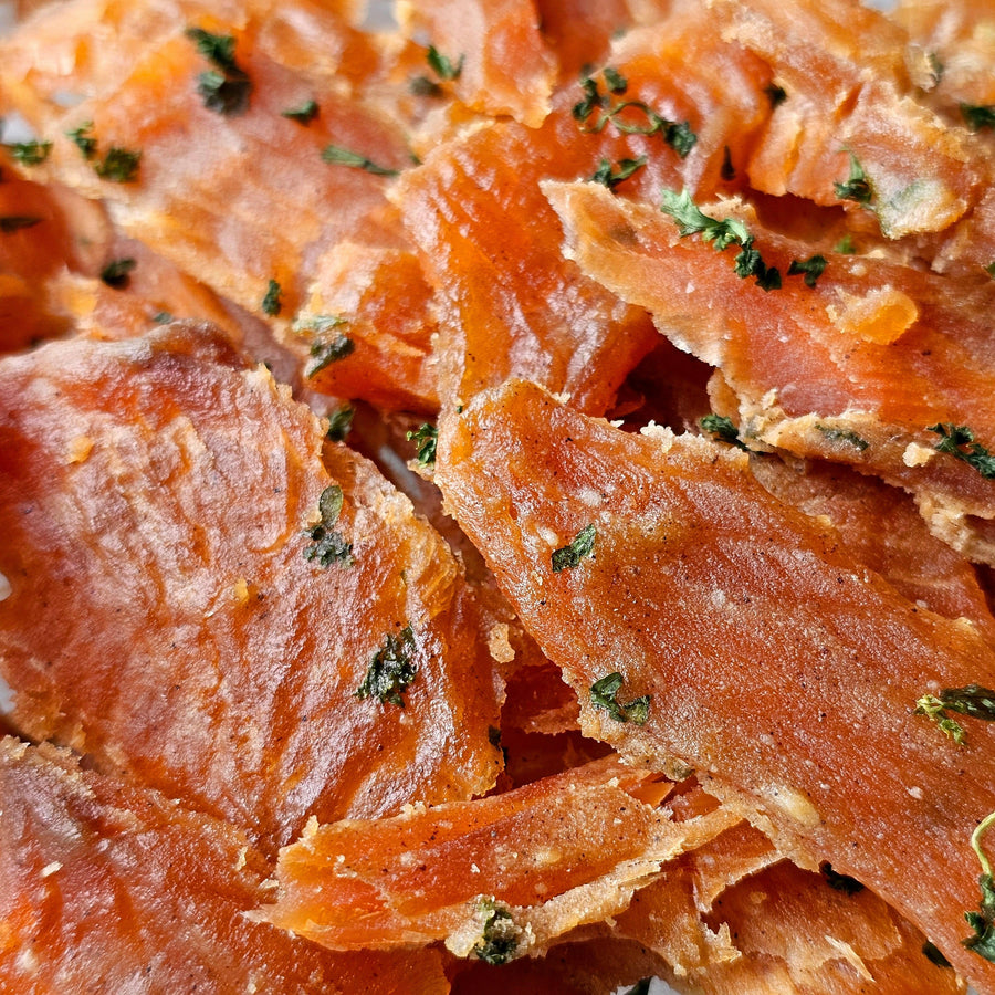Garlic Butter Salmon Premium Fish Jerky