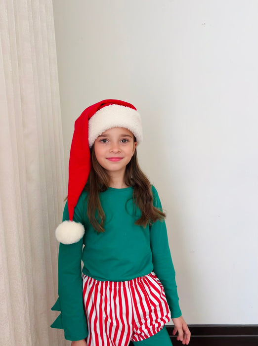 Christmas Elf Pajama Costume with Candy Cane bloomer by Band of the Wild