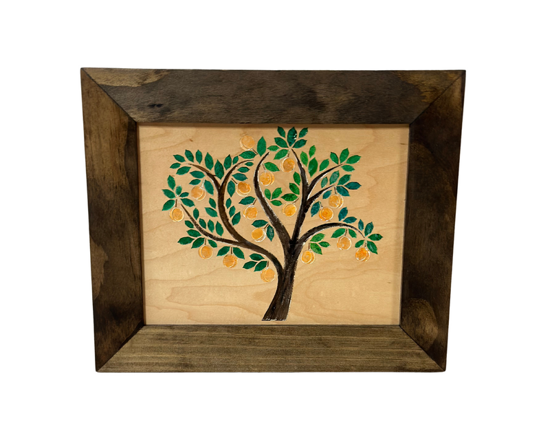 Peach Tree Decorative & Secure Wall-Mounted Gun Cabinet