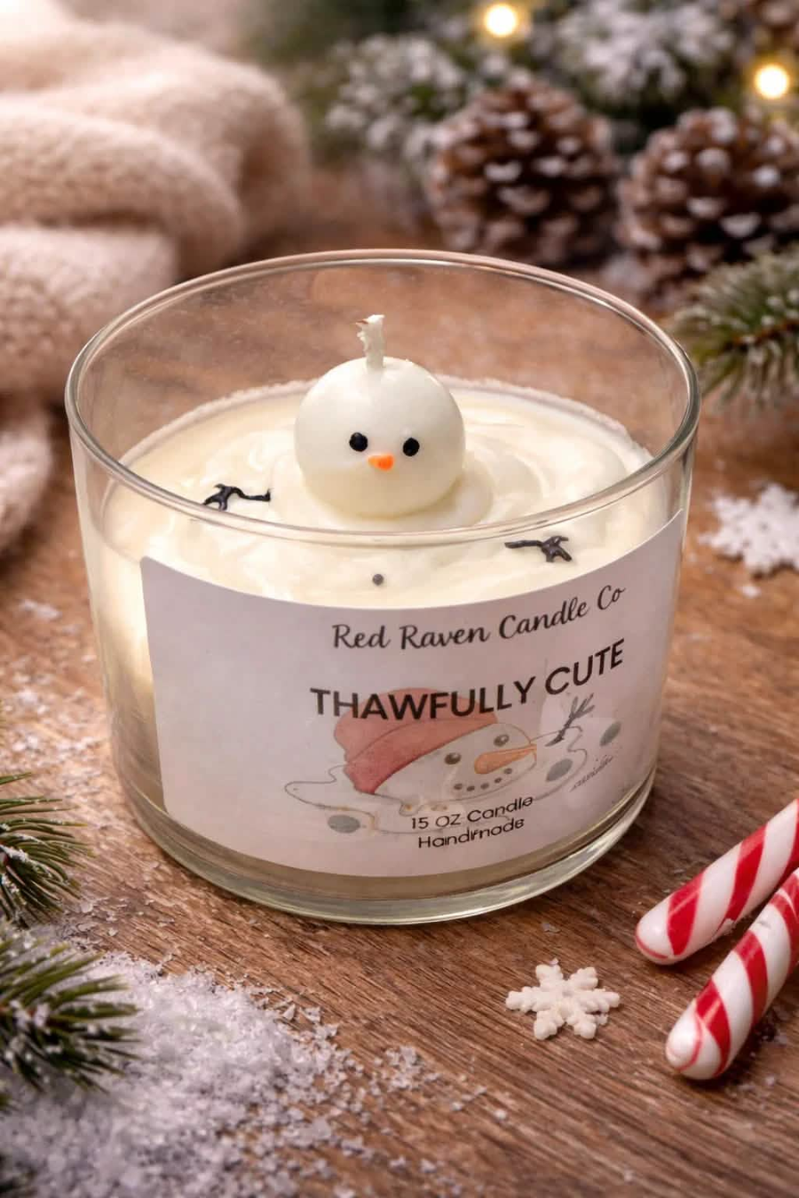 Thawfully Cute – Melted Snowman Scented Candle