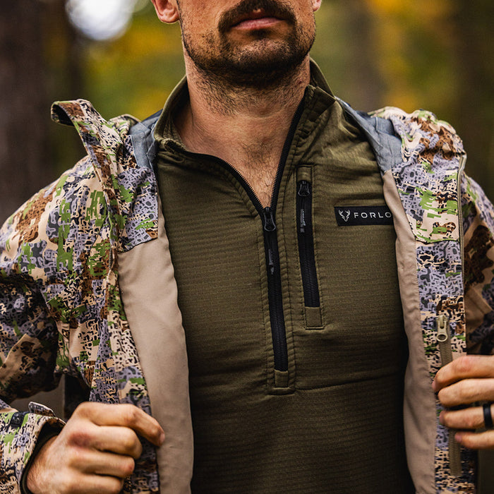 Men’s Polartec® Power Grid™ Half-Zip Midlayer