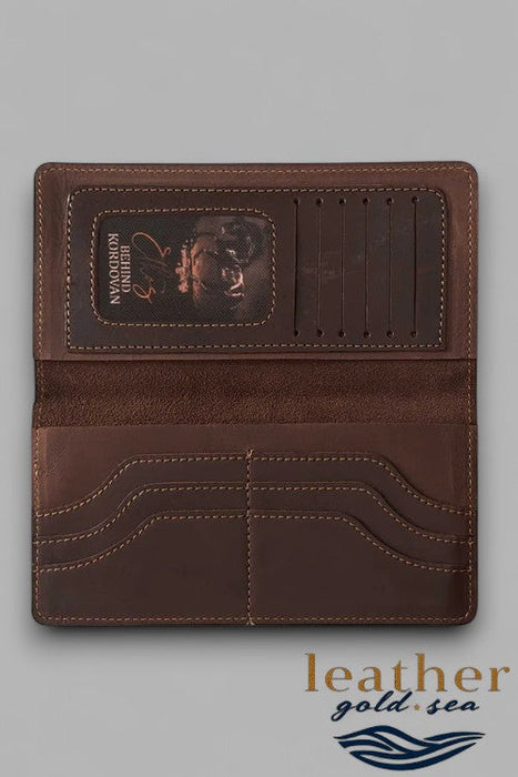 Handmade Brown Wallet for Men – Genuine Leather