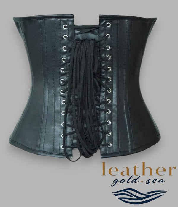 Black Leather Corsets | Handcrafted for All Sizes