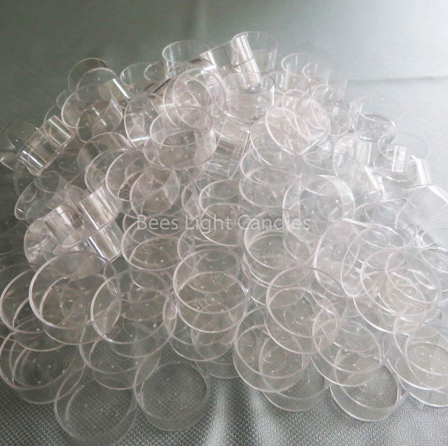 250 Clear Polycarbonate Tealight Cups