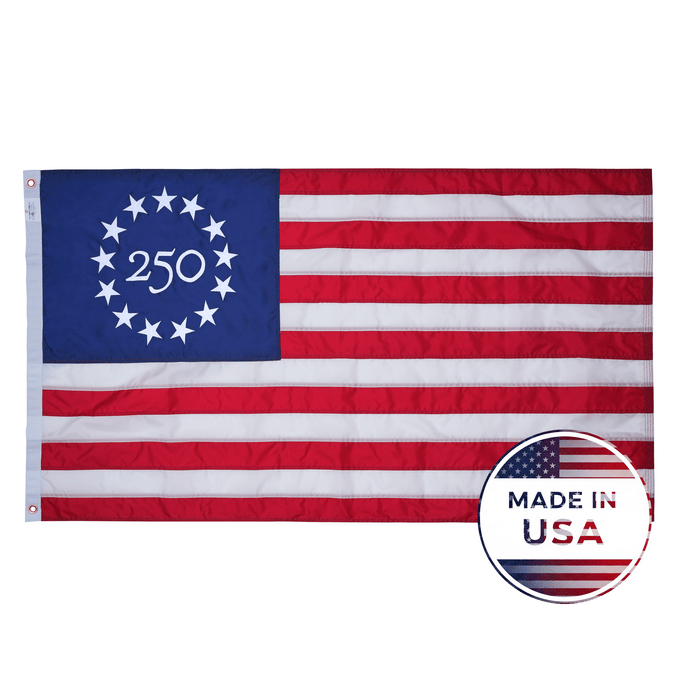 2026 250th Anniversary Betsy Ross American Flag – Historic Patriotic Collectible Keepsake, 1776–2026 Milestone Memorabilia