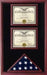 Flags Connections 2 Certificates Flag Display case, , The Military Gift Store, Army Flag Display Cases (64)
