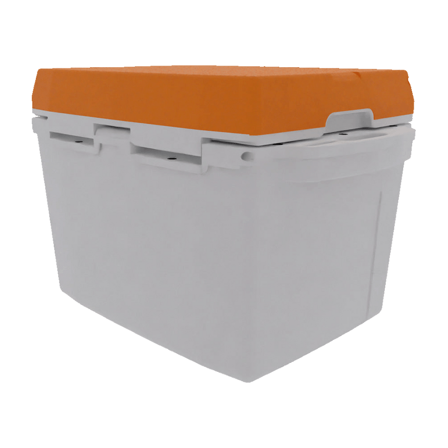 Taiga Coolers 27 Quart Orange Cooler