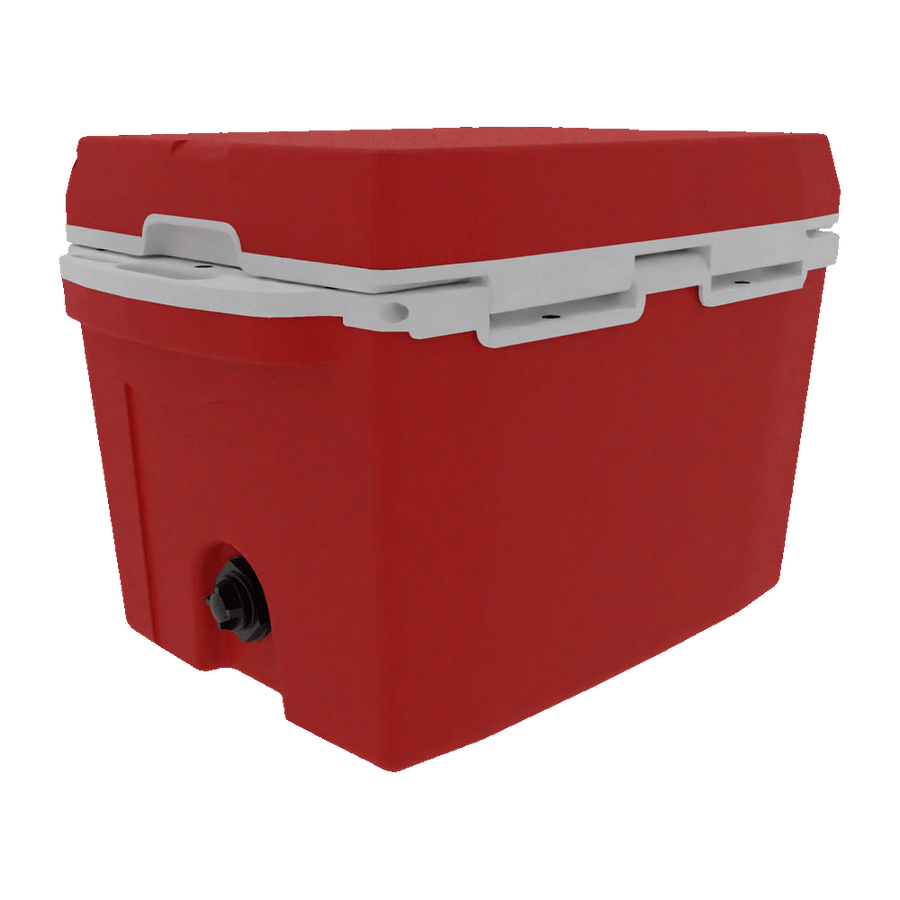 Taiga Coolers 27 Quart Red Cooler