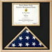 Air Force Flag and certificate Display case., , The Military Gift Store, Air Force Flag