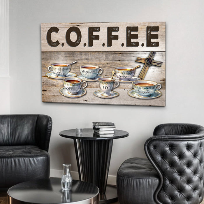 Our Coffee Faith Sign Iii