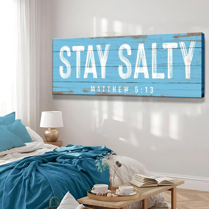 Stay Salty Coastal Sign Iv