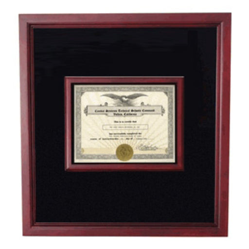 Extra Large Award Display cherry wood for medals and pins., , The Military Gift Store, Military medal and Certificate frame