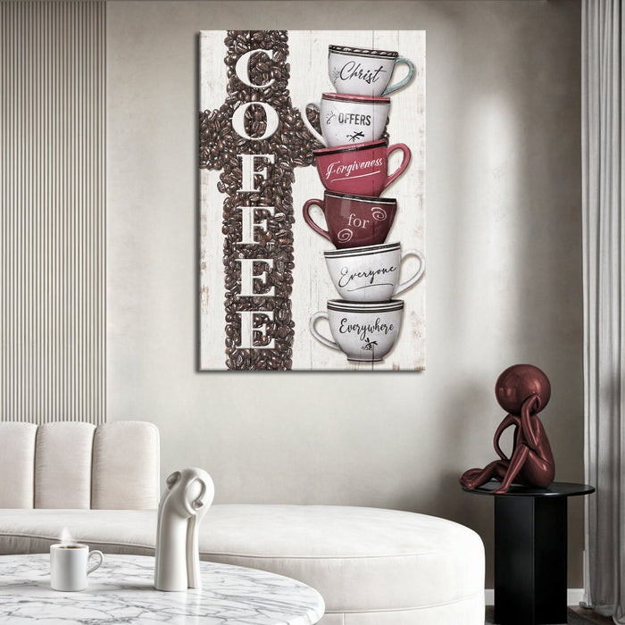 Our Coffee Faith Sign Iv