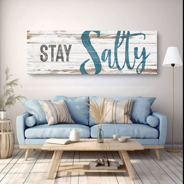 Stay Salty Coastal Sign Viii