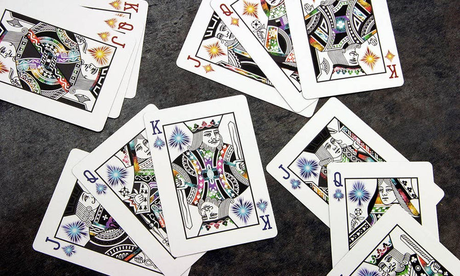 Bicycle Fireworks Playing Cards - Limited Edition Vibrant Design Deck