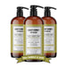 3 PACK - Men's 3-in-1 Moisturizing Shampoo, Conditioner, and Body Wash - Energizing Citrus 32oz by Abbot Kinney Apothecary Men's Grooming Los Angeles Brands 