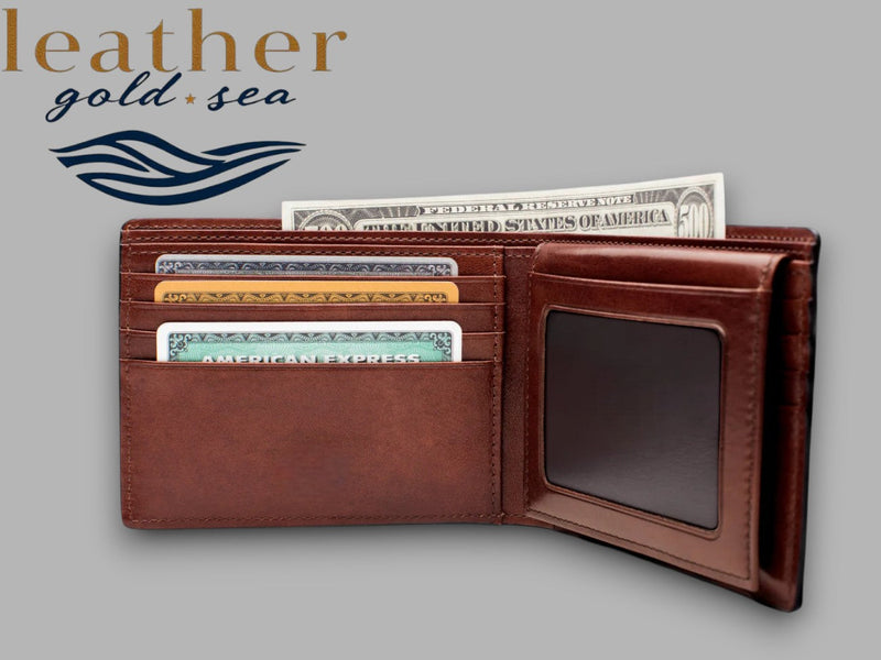 Handmade Leather Wallets | Mens Leather Wallet Bifold – Genuine